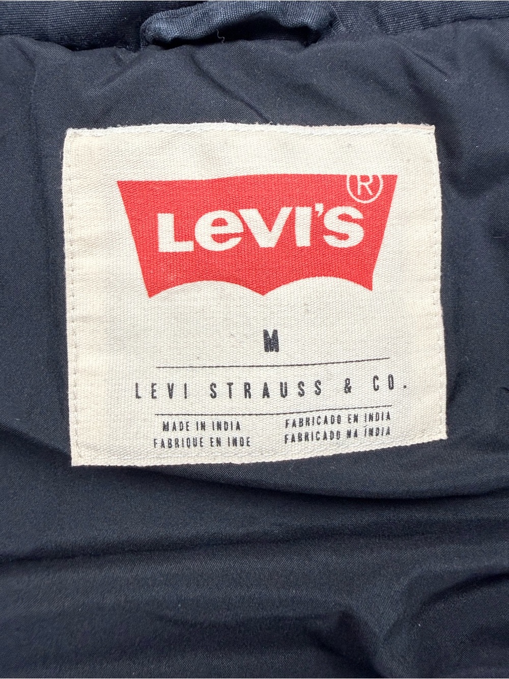Levi's Men's M Black Corduroy Hooded Utility Field Jacket Workwear Rugged - Picture 4 of 11
